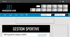 Desktop Screenshot of marqueur.com