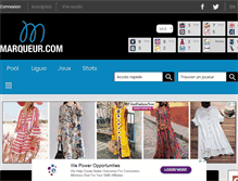 Tablet Screenshot of marqueur.com